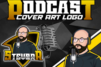 do stream twitch , avatar logo for podcast cover, youtube and channel