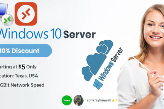 prepare windows  vps server or rdp for your business