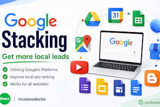 do google authority stacking to improve your gmb ranking and local seo