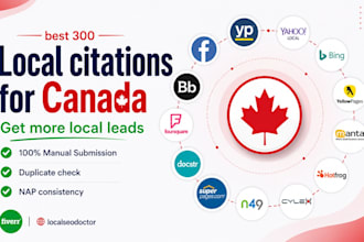 do complete canada local SEO with gbp citations backlinks