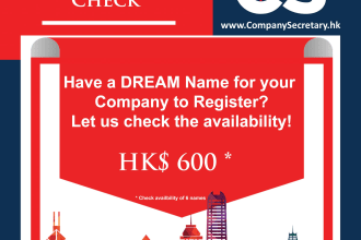 assist in pre incorporation check for hong kong company