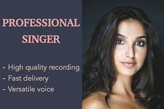 be your female singer for pop, rock, edm, jazz songs