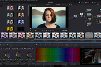 give you a davinci resolve 18 6 lesson in english or german