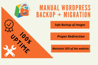 do backup, restore, and wordpress website migration