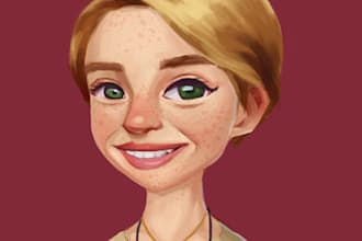 do a cartoon portrait