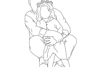 Best Price!  design your new minimalist tattoo in line art