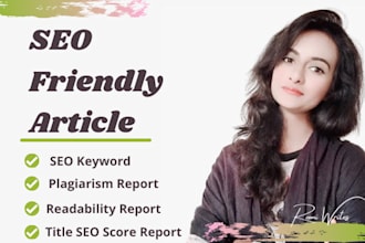 write best selling SEO friendly article in 24h