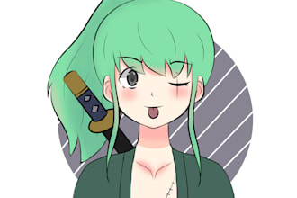 draw cute icon anime in 3 hours