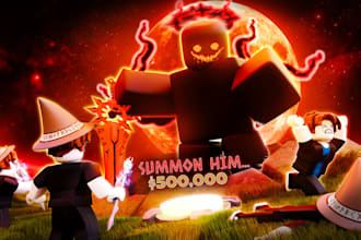 make you a premium 3d roblox gfx thumbnail or icon