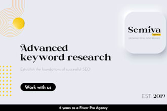 carry out and expert SEO keyword research strategy