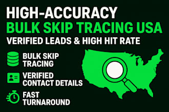 do accurate skip tracing with high hit rate
