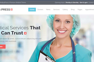 design clinic, medical, dentist, dental, healthcare, doctor, hospital website