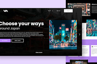design a ui ux website