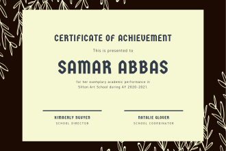 design creative certificate and latterhead  template