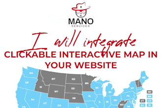 create clickable interactive map for your website