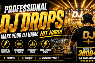 produce professional dj drops that make your dj name hit hard