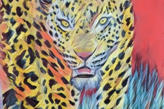 illustrate animals in pencil colors for you