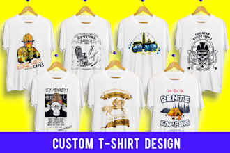 create custom and trendy t shirt design