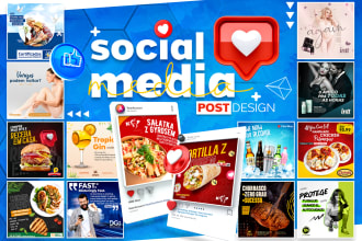 design creative instagram facebook post design