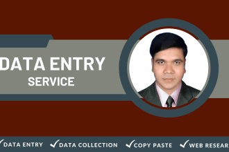 do data entry, data collection, data mining, web research
