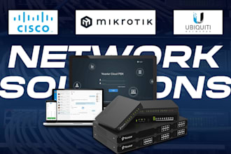 provide mikrotik ubiquiti training, support configuration