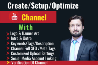 youtube channel create and setup ,be yt channel manager