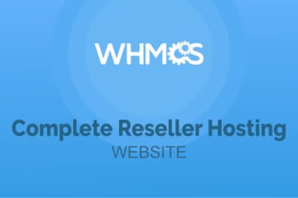 setup full web hosting, reseller business with setup whmcs or whm cpanel