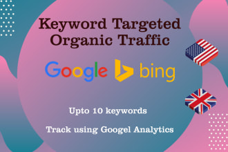 drive targeted genuine organic web traffic