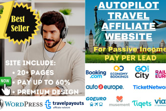 create an exclusive travel affiliate website