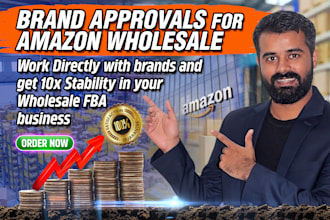find amazon wholesale fba product with brand approval
