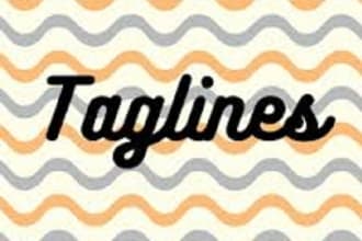 write tag lines, business names, product description, and slogans