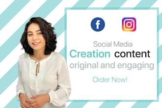 be your social media manager and content designer