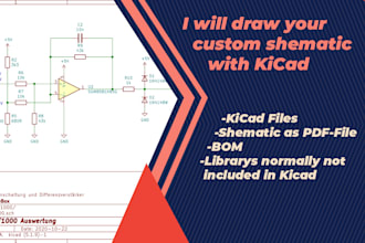 design your electronic circuit schematic in kicad