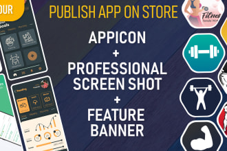 design awesome app screenshots for play store and app store