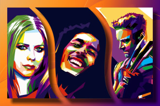 make your photos unique and awesome pop art wpap within 24 hours