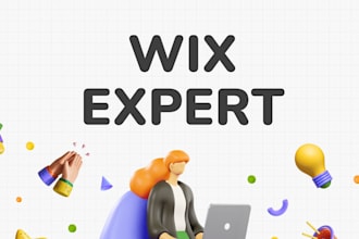 be your wix expert, wix developer to design or redesign wix website online store