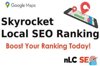 skyrocket your local SEO ranking in the google map pack
