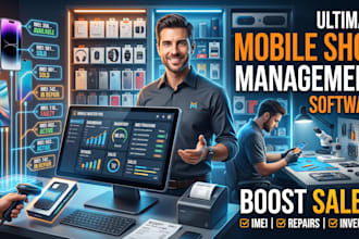 install mobile and computer repair software with pos