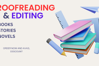 professionally edit and proofread your book or document