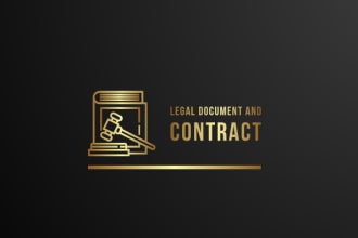 draft a legal document, agreement, notice and contract