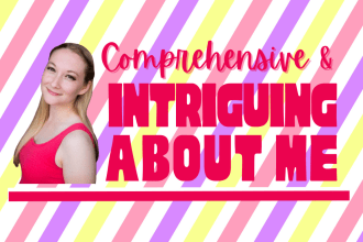 write an intriguing about me page