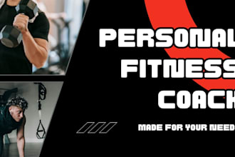 be your personal fitness and nutrition coach
