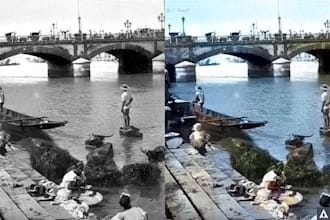 do colorized black and white picture