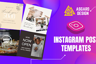 create unique and stylish instagram post templates