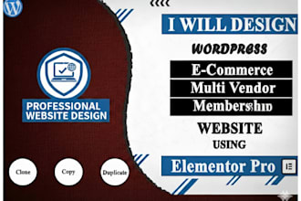 build fully functional ecommerce websites using elementor