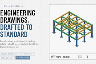 draw complex civil and structural engineering drawings