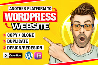 copy, clone redesign, duplicate website  using elementor pro