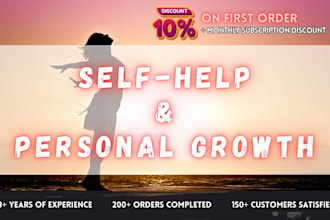be your amazon KDP ghostwriter for self help ebook in any niche