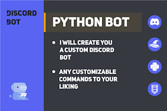 create a custom discord bot in python