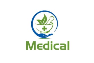 design medical logo with new concept